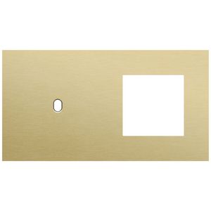 Afdekplaat 2-voud horiz. 71mm centerafst. 227-57805