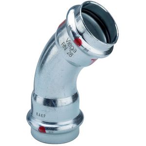 Bochtkoppeling persaansluiting 45° PRESTABO 12x12mm 1126 VVE=10 Viega