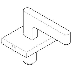 Greep v. wastafel Cold Hendel 60x47,5x40mm chr