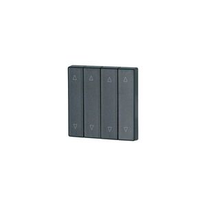 Schakelwip 4V zonder LED zonwering zwart mat