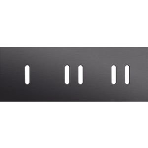 Afdekplaat 3-voud horiz. 71mm centerafst. 224-56703