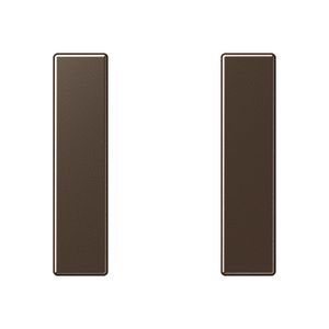 Tastafdekking compleet 1-voudig A500 mokka KNX