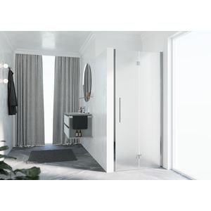 Vouwdeur Y21BS LI 1070-1110x2000mm chroom satin