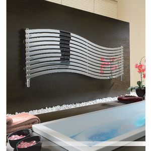 Designradiator Lola 450x1516x40 RVS gepol. horizontaal 484W