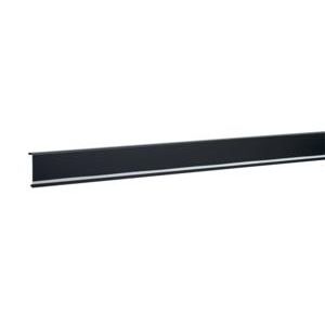 LED-strip deksel 20x80mm LED-strip inbouw SL zwart VVE=2