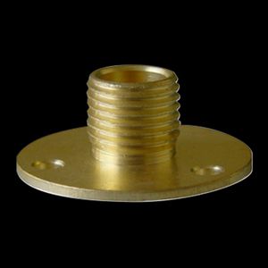 Plaatnippel M10x1-25x10 messing VVE=20