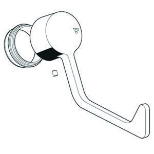Medische armhendel VITUS thermo.wanduitloop AH-T