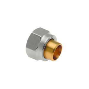 2-delige koppeling chroom M24x15mm