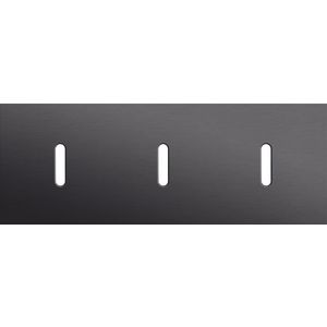 Afdekplaat 3-voud horiz. 71mm centerafst. 224-56701