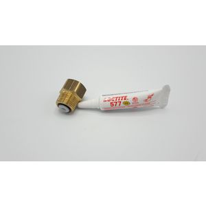 Aansluiting ontluchter/waterdruksensor