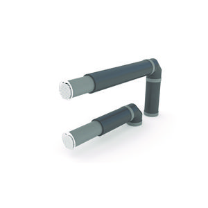 Aansluitset dubbel 90gr. D160mm