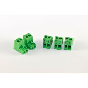Afsluitklem 2-polig groen 87444040900