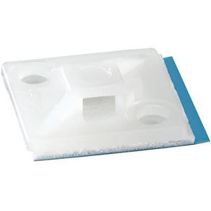 Zadel 4 Ingangen Schroef/Zelfklevend Kabelbinders VVE=100