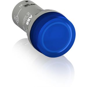 Compact signaallamp blauw Incl led 12V DC