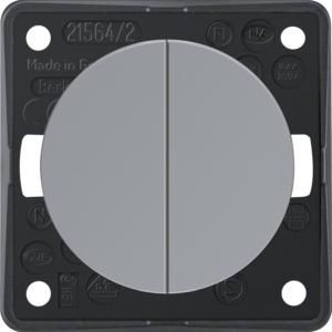 Serieschakelaar 16 AX berker Integro grijs