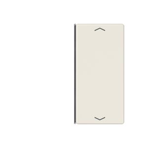 Tastafdekking A/AS 2-voudig pijl compleet wit KNX