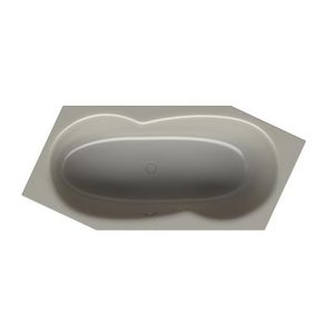 Bad BetteMetric 2060x900mm voeteind links ovlp voor Stone