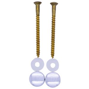 Set a 2st. closet bevestigingsset houtschroef DIN95 5.5x70