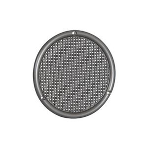 Ventilatierooster kunststof Ø73mm vlak RVS