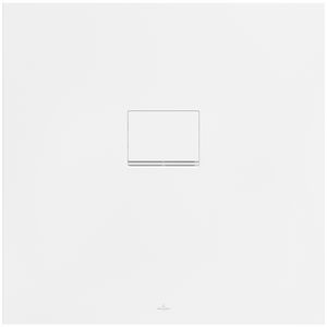 Douchebak Squaro Infinity 900x900mm Quaryl met afvoerkap Ston.wit