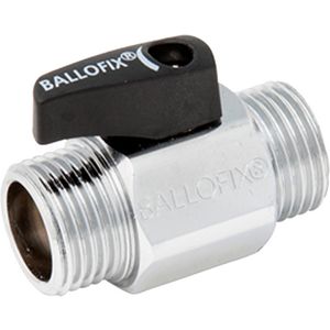 Minikogelkraan Ballofix +hendel MMG3/4" Chr VVE=10