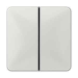 Tastafdekking 1-voudig compleet CD lichtgrijs KNX