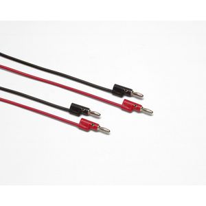 Verbindingskabelset stapelbaar van 60cm, rood en zwart