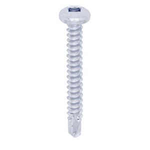 Zelfborende plaatschroef DIN7504N 4,2x25mm cilinderkop verzinkt VVE=200