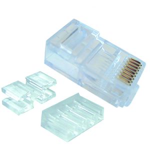 Kist a 25st. Connector 8p8c RJ45rond massieve kabel CAT6