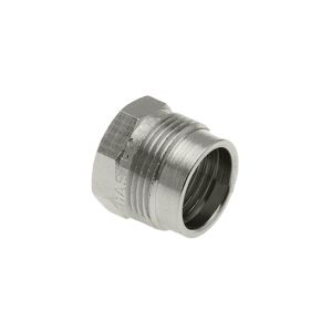 Gasaansluitstuk chroom recht model 1/2"bn.xM24bt.