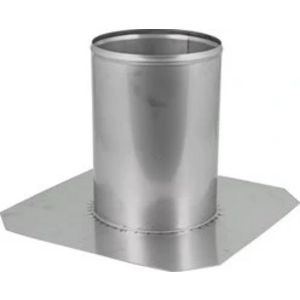 Dakdoorvoer Ø600mm plat dak INOX