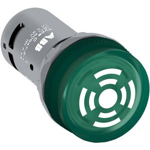 Paneelzoemer groene Buzzer verlicht 24Vac/dc