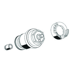 Cartouche zelfsluitend VITUS wanduitloop SC-T