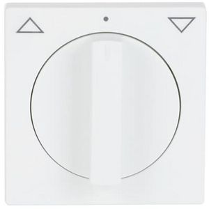 Centraalplaat v inb jaloezieschakelaar greep draai f-matwit (1740-884)