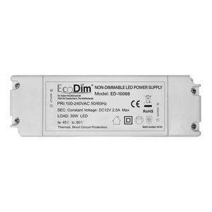 ED-10066 NON-DIMMABLE LED DRIVER 12V DC 0-30W
