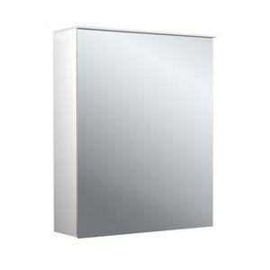 Led-spiegelkast Pure-2 Design 600mm aluminium opbouw 1 deur H=711mm