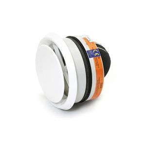 Afzuigventiel SCV+60 wit 125mm m. brandwerende vlinderklep