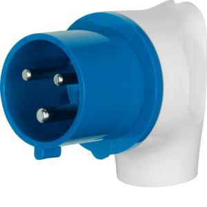 CEE-contactstop haakse stekker 3P 32A