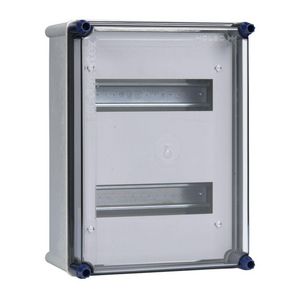 Lege kast vast deksel hoedprofiel 2 slots K434 vert