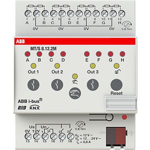 Melder-/veiligheidsterminal KNX 8-voudig handbed DIN-rail (MT/S 8.12.2M)