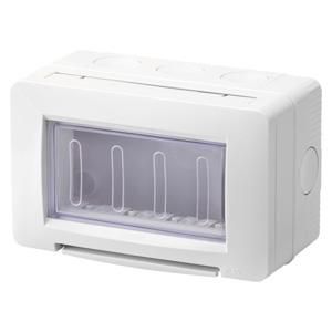 ZELFDRAGENDE LEGE CONTAINER-WATERDICHT IP55 4 GANG-GRIJS