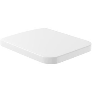 Architectura closetzitting met deksel wit RVS scharn. softcl