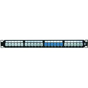 Patchpaneel 24 poorten 1HE CAT6