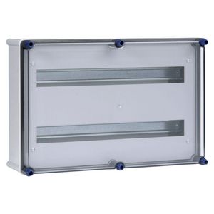 Lege kast vast deksel hoedprofiel 2 slots K464 hor