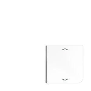 Tastafdekking 4-voudig pijl CD alpinwit KNX