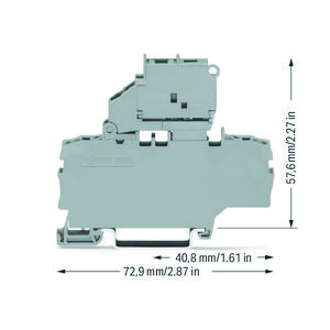 2-draads zekeringsklem draaib.zekeringh.2002-1911 VVE=50