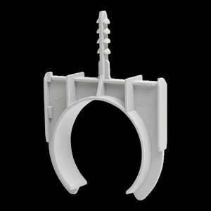 Kunststof buisklemplug hal.vrij boorgat 6mm 2 49-52mm VVE=50