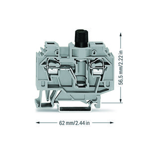 2-draads zekeringsklem 1/4x1 1/4mm 282-128 VVE=40