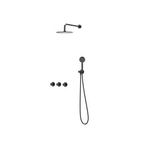Afbouwdeel regendouche Combiset Nexus 4 inbouwthermostaat zwart chroom CSN4EXZCCEAC excl. inbouwbox