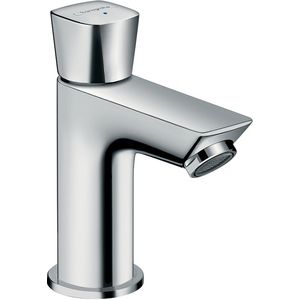 Logis 70 fonteinkraan 1-hendel sprong 84mm chroom met aansluitslang